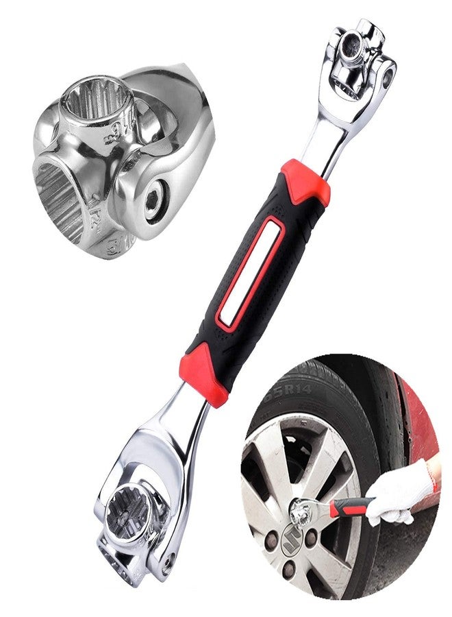 Cheet enterprise Tiger Wrench 48-in-1 Universal Socket Wrench Tool - Heavy Duty Stainless Steel Multi-Tool for Car, Motorcycle, Bike Repair & Household DIY - Compact, Durable Design - Image 1